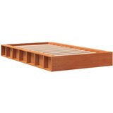 vidaXL Okvir kreveta voštano smeđi 75 x 190 cm od masivne borovine | shoptok.hr