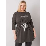 RELEVANCE Tunic-RV-TU-7033.84P-dark khaki | Shoptok.si