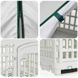  4-panelni ogradni igralište za pse s krovom 122 x 106,5 x 82 cm | shoptok.hr
