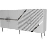 Hanah home komoda fuga KB150 white silver