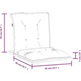  Jastuci za stolice 6 kom prošarano boja vina 100x50x7cm tkanina | shoptok.hr