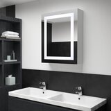 Maison Chic LED Kopalniška omarica - Kopalniški kabinet z ogledalom 50x13x70 cm, (21794466) | Shoptok.si