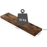  Rustikalna Polica 80cm - LWS28BX | shoptok.hr