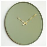 WALLXPERT Zidni sat Earthy APS111, 49 x 49 cm, Zeleni | Eponuda.ba