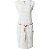 Ragwear Obleka 'TAGG' siva / bela | Shoptok.si