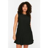 Trendyol Curve Black Crew Neck Sleeveless Knitted Dress | Shoptok.si