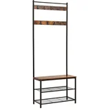 Predsoba stenska enota, rjava, 32 × 70 × 175 cm, (5000352455)