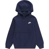 Nike Sportswear Sweater majica 'Club Flc' mornarsko plava / bijela