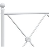  Metalno zamjensko uzglavlje bijelo 100 cm | shoptok.hr