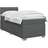  Boxspring krevet s madracem Tamnosiva 90 x 200 cm Tkanina - Tamnosiva 90 x 200 cm Dizajn linija | shoptok.hr