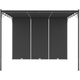  Vrtna sjenica s bočnim zastorom 3 x 3 x 2,25 m antracit | shoptok.hr