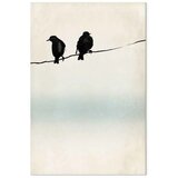 Slika - Frozen Sparrows (1 Part) Vertical 80x120 Na talijanskom platnu | shoptok.hr