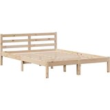 vidaXL Krevet s regalom za knjige bez madraca 140x190 cm od borovine | shoptok.hr