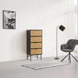 Mömax Komoda Madrid, Kovina, Črna | Shoptok.si