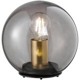 Fischer & Honsel crna staklena stolna lampa Dini, ø 20 cm | shoptok.hr