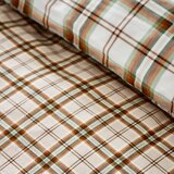 Catherine Lansfield Narančasta/svjetlo smeđa posteljina za krevet za jednu osobu 135x200 cm Kelso Check – | shoptok.hr