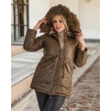 Resti Women's quilted jacket in dark green | Shoptok.si