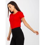 BASIC Feel Good Red cotton women's t-shirt BASIC | shoptok.hr