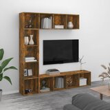 vidaXL 3-dijelni set ormarića za knjige/TV boja hrasta 180x30x180 cm Cijene