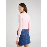 Tommy Jeans Majica mornarska / roza / rdeča / bela | Shoptok.si