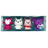 Tinc Animals - Gumice - Animal pink, Set/4 | ePonuda.com