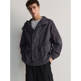 Reserved - Jakna s kapuljačom - steel blue Cijene