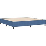 Box Spring Postelja Modra 200x200 cm Iz žametne tkanine, (22052299) | Shoptok.si