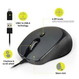 Port Designs Port miš OFFICE PRO SILENT, žični, crni | shoptok.hr