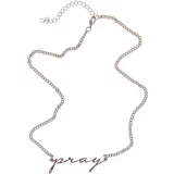 MT Accessoires Silver Pray Necklace