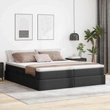  Krevet s madracem i skladištem Crna 200 x 200 cm Lažna koža | shoptok.hr