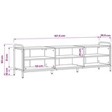  TV ormar 140 x 39 5 x 50 cm Siva Sonoma Konstruirano drvo - Siva Sonoma 167 5 x 36 5 x 50 cm | shoptok.hr