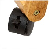 Kolica ZA ODLAGANJE MODERN 54.5X35.5X88 BAMBUS CRNA FIVE | shoptok.hr