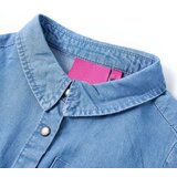  Dječja haljina s dugim rukavima modra i plava boja trapera 92 | shoptok.hr