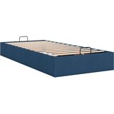 vidaXL Otomanski posteljni okvir brez vzmetnice moder 90x200 cm blago | Shoptok.si