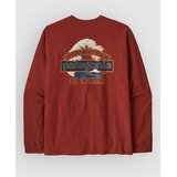 Patagonia Great Waves Responsibili- Majica z dolgimi rokavi rusty red | Shoptok.si