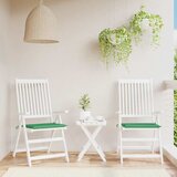  Jastuci za vrtne stolice 2 kom zeleni 40 x 40 x 4 cm od tkanine | shoptok.hr