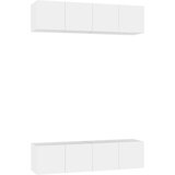 vidaXL TV omarice 4 kosi bele 60x30x30 cm iverna plošča, (20733918) | Shoptok.si
