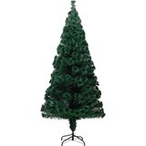  Umjetno božićno drvce sa stalkom zeleno 240 cm optička vlakna | shoptok.hr