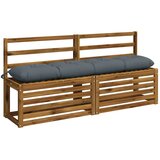  Jastučići za klupe VIANEN 2 kom. 100% poliester Plava - Plava 160 x 30 x 12 cm | shoptok.hr