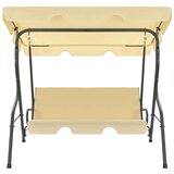 vidaXL Vrtna ljuljačka krem bijela 170 x 110 x 153 cm | shoptok.hr