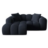 Cosmopolitan Design Tamno plava kutna garnitura od šenila (s lijevim kutom/s ležaljkom) Treno – | shoptok.hr