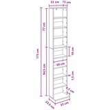 Cd ormar Hrast sonoma 33 x 23,5 x 175 cm Konstruirano drvo | shoptok.hr