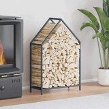 vidaXL stojalo za drva antracit 60x25x90 cm hladno valjano jeklo | Shoptok.si