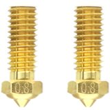 Qidi Tech Brass Nozzle for the X-Smart 3/X-Plus 3/X-Max 3/Q1-Pro - Set of 2, 0.8 mm | Eponuda.com