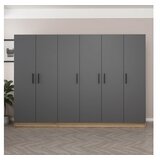 Hanah home kale - 7510 anthracite wardrobe | ePonuda.com