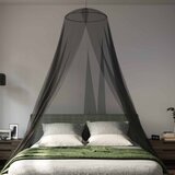  Mreža za komarce za krevet 3 pcs 156 mesh Crna Ø56 x 220 cm | shoptok.hr