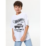 Sinsay Pamučna oversize majica s printom Hot Wheels Cijene