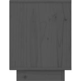  Nočna omarica 2 kosa siva 40x30x40 cm trdna borovina, (20732444) | Shoptok.si