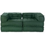  Modularna sofa 2 pcs Zelena 140 x 70 x 56 cm Tkanina | shoptok.hr