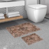 Hanah home set 2 prostirke za kupatilo Braon Cene
